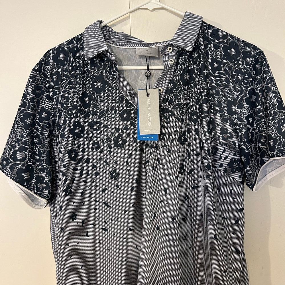 Galvin Green sporty blue ombré Top